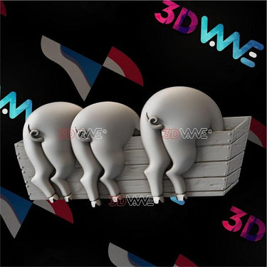 PIGS 3d stl 3DWave.us